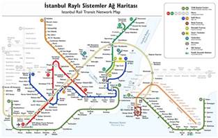metro hatları haritası istanbul